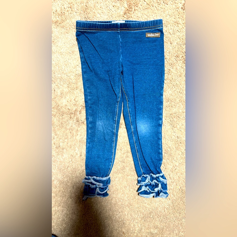 Matilda Jane ruffle denim pants